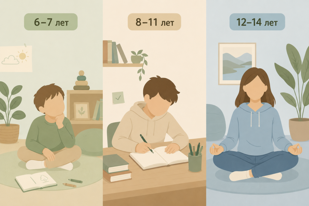 Эмоции ребёнка в разном возрасте: 6–7, 8–11 и 12–14 лет